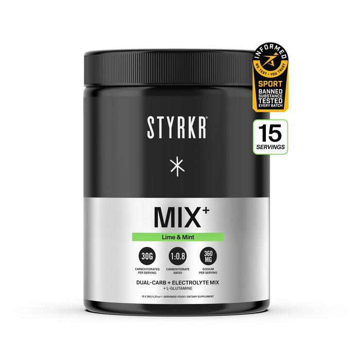 MIX+ Lime and Mint Dual-Carb & Electrolyte Drink Mix - 555g