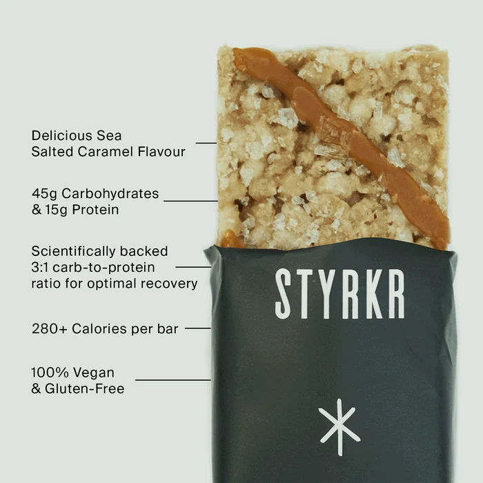 STYRKR BAR+ Sea Salted Caramel Recovery Bar