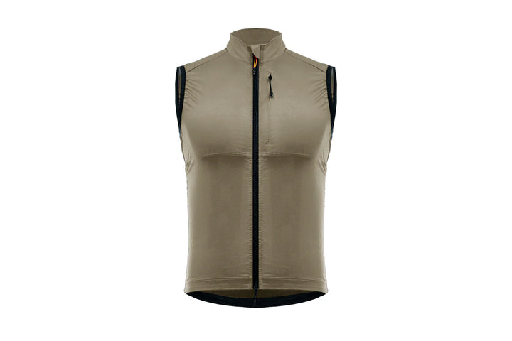 Mens Wind Gilet Dark Sand