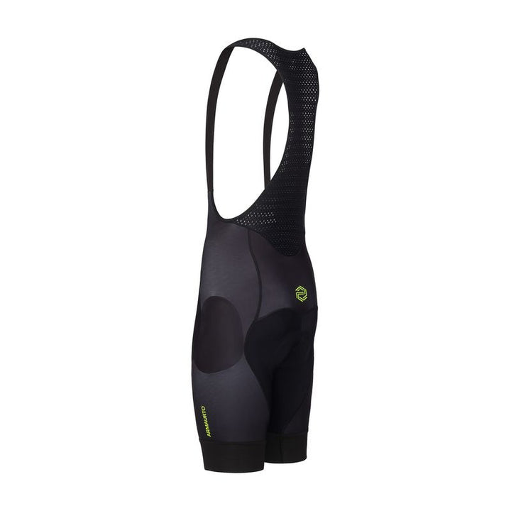 IP Collection Bib shorts with Hip Impact Protection - Fluo logo and icon