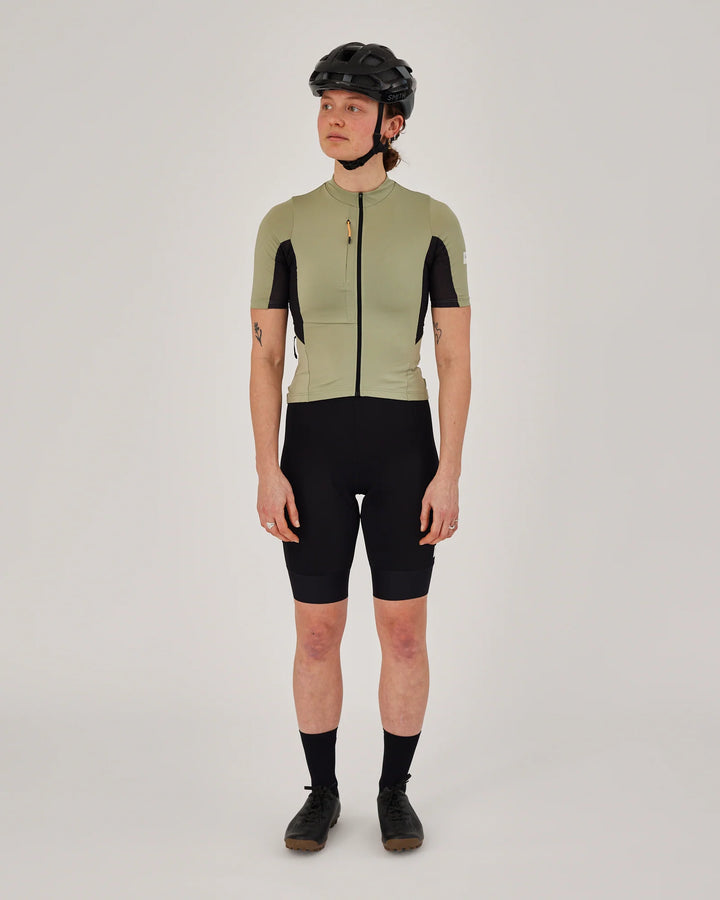Albion Women’s Traverse Jersey Mineral Green
