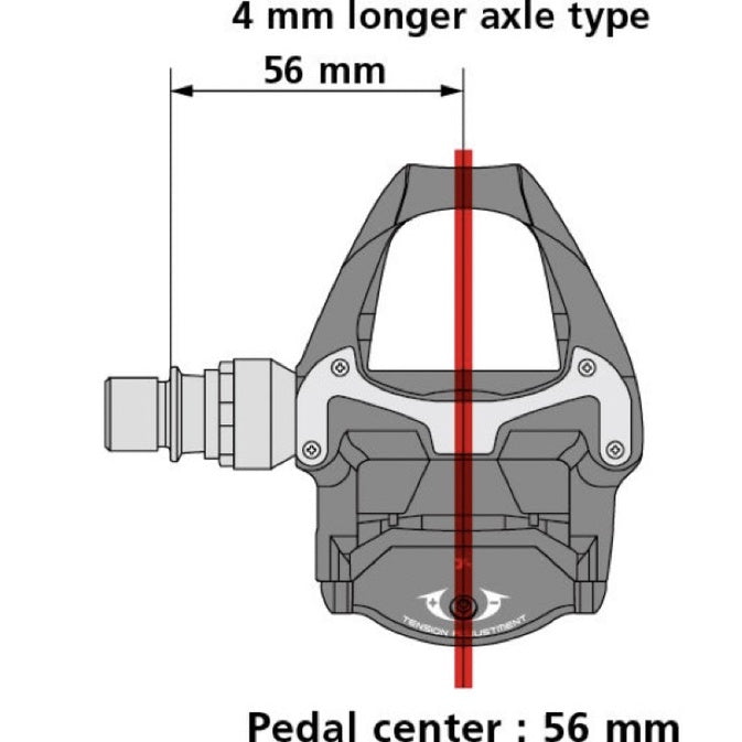 long axle spd pedals Shimano PD-R8000 Ultegra SPD-SL Road pedals